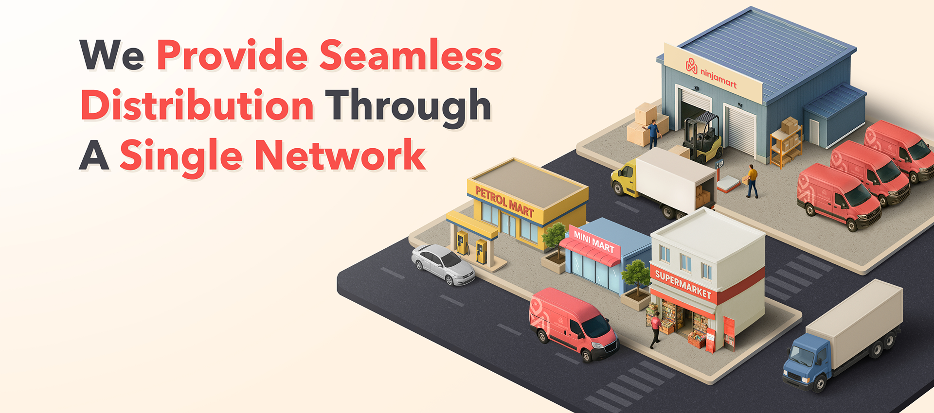 We Provide Seamless Distribution Through A Single Network
